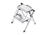 Hailo mini comfort 2-step opvouwbare, antislipbare aluminium trede - afbeelding 2 van  8