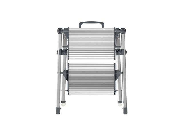 Hailo mini comfort 2-step opvouwbare, antislipbare aluminium trede - afbeelding 3 van  8