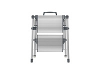 Hailo mini comfort 2-step opvouwbare, antislipbare aluminium trede - afbeelding 3 van  8