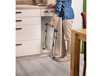 Hailo mini comfort 2-step opvouwbare, antislipbare aluminium trede - afbeelding 4 van  8