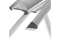 Hailo mini comfort 2-step opvouwbare, antislipbare aluminium trede - afbeelding 5 van  8