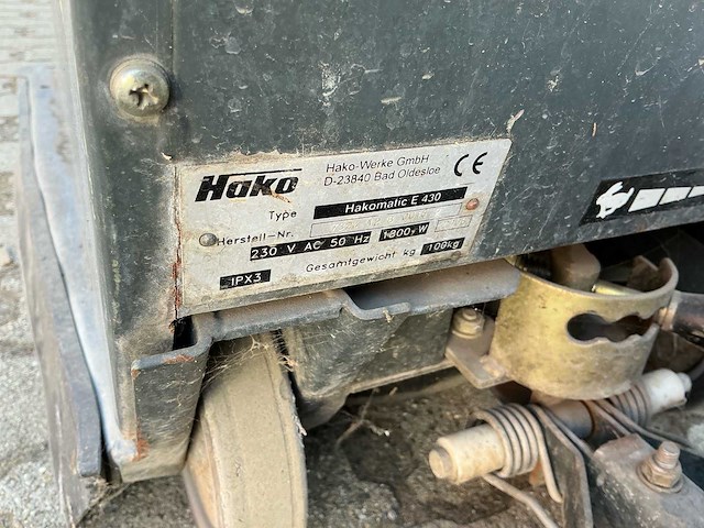 Hako hakomatic e430 veegmachine - afbeelding 7 van  7