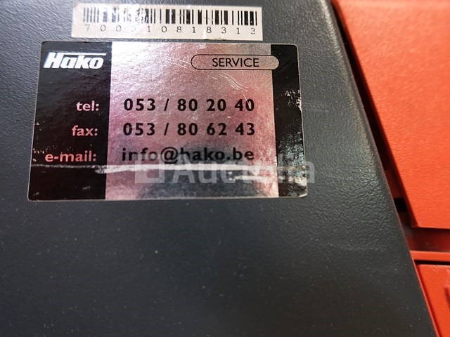 Hako hakomatic e/b 450/530 handmatige schroberdroger - afbeelding 5 van  11