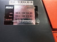 Hako hakomatic e/b 450/530 handmatige schroberdroger - afbeelding 5 van  11