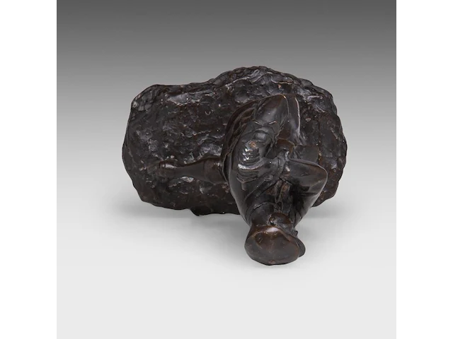 Hal ludlow (1861-1925), 'harry vardon, english champion golfer, patinated bronze 23.5 cm. (9 1/4 in.) - afbeelding 7 van  9