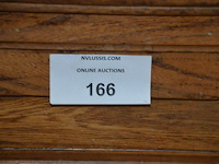 Halfhoge oude kast 2 deuren 1 lade afm. 110x52x163, houten kastje 1 deur afm. 50x47x85, 3-delige woordenboek van dale, borstbeeld - afbeelding 7 van  12