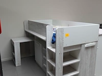 Halfhoogslaper beau met bureau - afbeelding 1 van  7