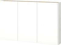 Halkast lydia - 138x25x87cm - 3 deuren - wit/eikdecor - afbeelding 1 van  7