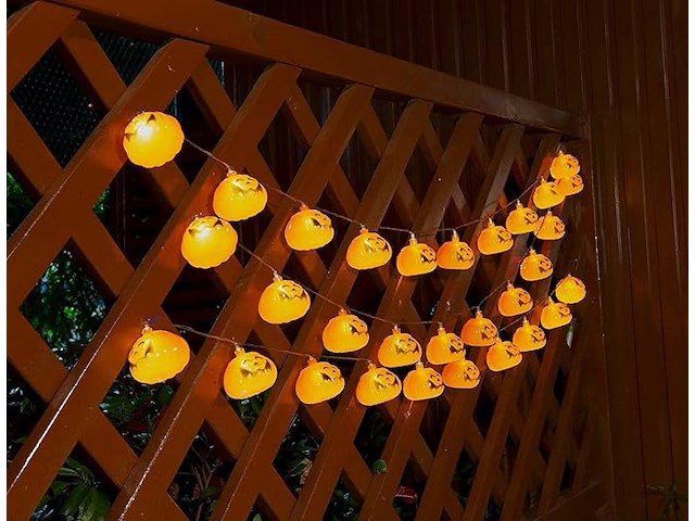 Halloween led-lichtsnoer - afbeelding 1 van  3