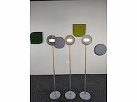 Halogeen - staanlamp - vloerlampen (3x) - afbeelding 5 van  7