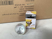 Halogeenlamp 12v 20watt (100x) - afbeelding 1 van  3