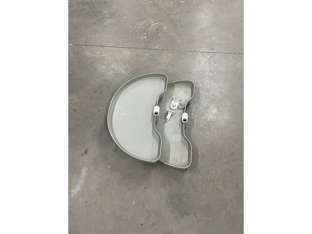 Halve maan draaiplateau, 70 cm - afbeelding 1 van  2