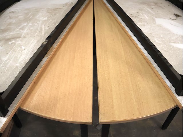 Halve ronde tafel (x4) - afbeelding 2 van  3