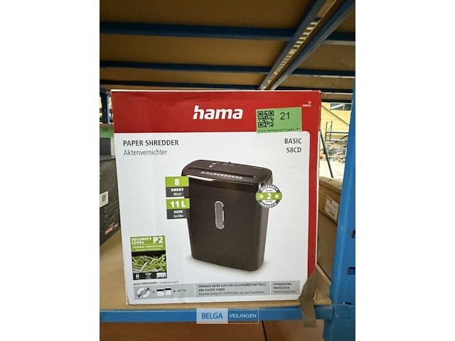 Hama paper shredder 11l - afbeelding 1 van  2