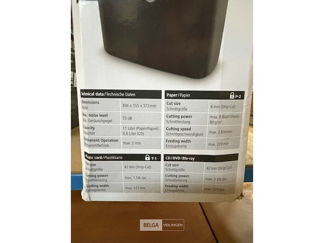 Hama paper shredder 11l - afbeelding 2 van  2