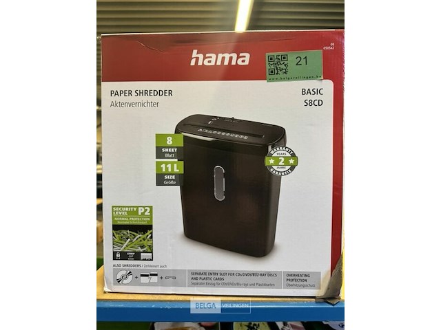 Hama paper shredder 11l - afbeelding 2 van  2