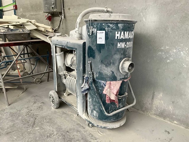 Hamach hw-2000 industriële stofafzuiging - afbeelding 2 van  4