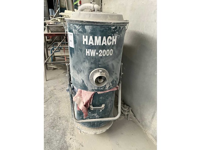 Hamach hw-2000 industriële stofafzuiging - afbeelding 3 van  4