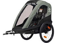 Hamax avenida one fietstrailer - olivgroen - afbeelding 2 van  2