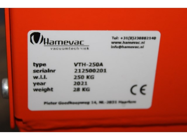 Hamevac vacuum klem batterij vth250 - afbeelding 4 van  6