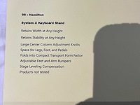 Hamilton keyboardstand system x - afbeelding 3 van  3