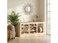 Hamsterkooi, kooi, gerbils 2 niveaus, dak openend raam, hut 2 schaal, 115 x 57 x 55 cm, natuurlijk hout effect