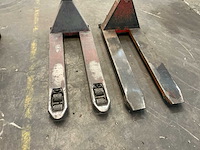 Hand hydraulische palletwagen (2x) - afbeelding 2 van  7