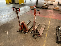 Hand hydraulische palletwagen (2x) - afbeelding 4 van  7