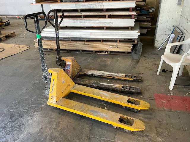 Hand hydraulische palletwagen (2x)aa - afbeelding 1 van  4