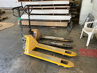 Hand hydraulische palletwagen (2x)aa - afbeelding 1 van  4