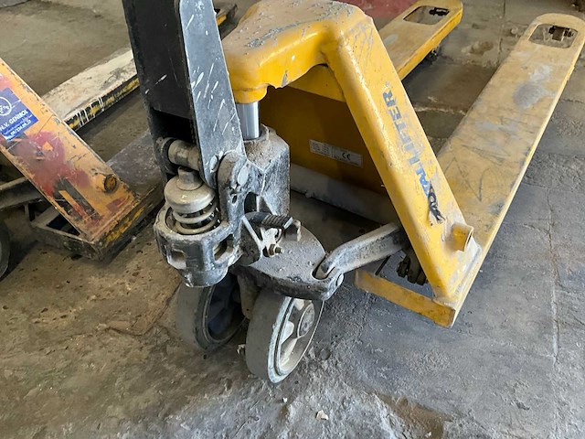 Hand hydraulische palletwagen (2x)aa - afbeelding 3 van  4