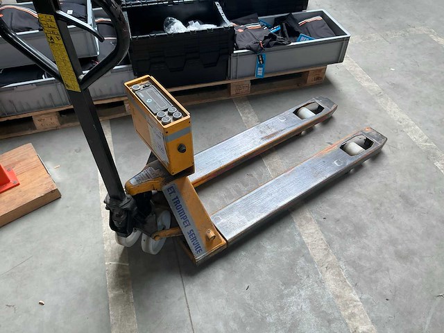 Hand hydraulische palletwagen met weegschaal - afbeelding 2 van  3