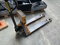 Hand hydraulische palletwagen met weegschaal - afbeelding 2 van  3