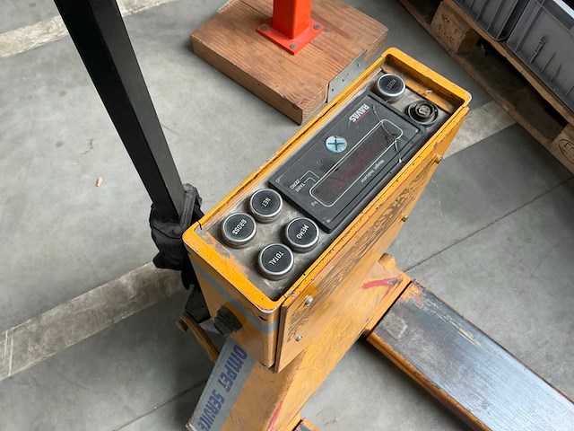 Hand hydraulische palletwagen met weegschaal - afbeelding 3 van  3