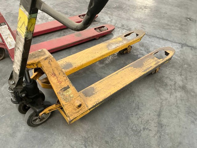 Hand hydraulische palletwagen (ter herstelling) (2x) - afbeelding 3 van  12
