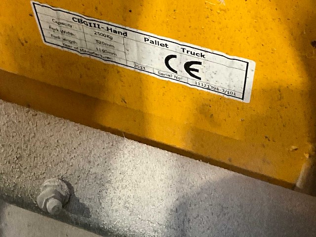 Hand hydraulische palletwagen - afbeelding 4 van  4