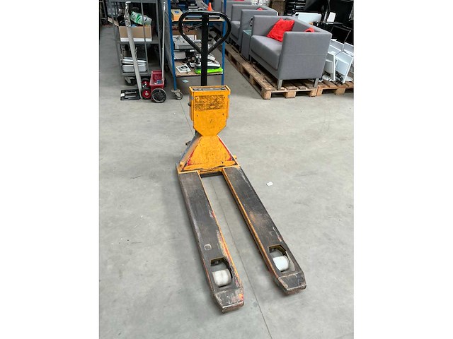 Hand hydraulische weegpalletwagen - afbeelding 1 van  2