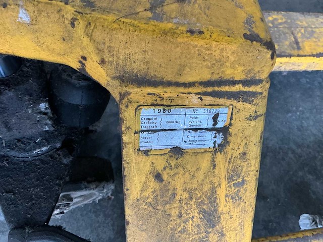 Hand transpallet hand hydraulische palletwagen - afbeelding 6 van  6