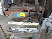 Handbediende plaatschaar mubea + aambeeld - afbeelding 2 van  9