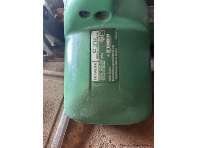 Handcirkelzaag hitachi c7u, 1150w, 230v, met 185mm zaagblad. - afbeelding 2 van  2