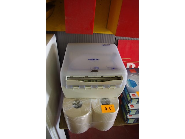 Handdoekdispenser met papier - afbeelding 1 van  2