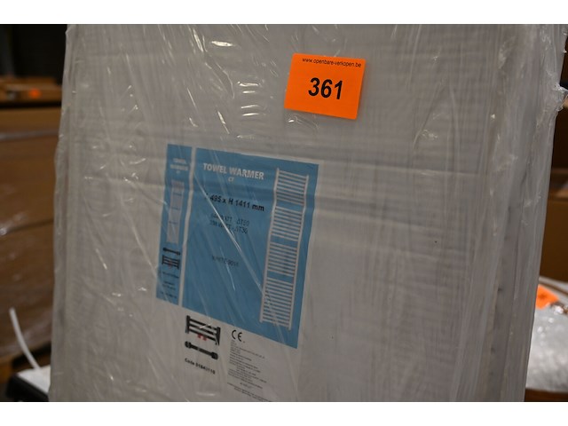 Handdoekradiator 495x1411 - afbeelding 2 van  2