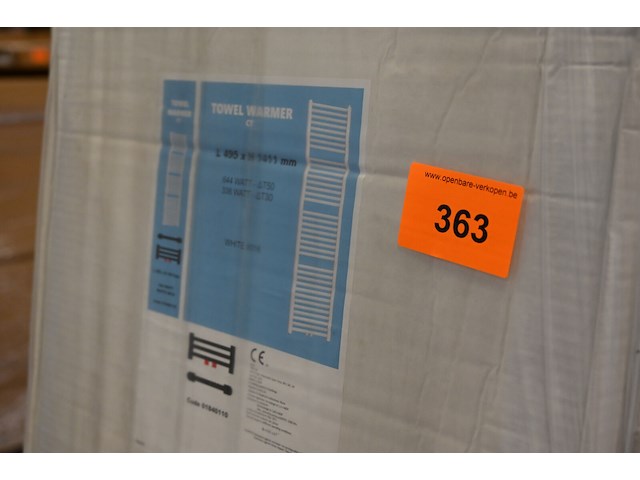 Handdoekradiator 495x1411 - afbeelding 1 van  2
