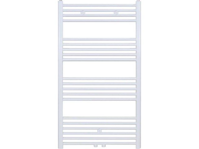 Handdoekradiator middenaansluiting 1200x600mm 616 watt wit - afbeelding 2 van  2