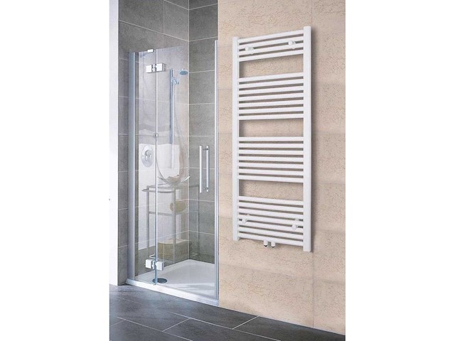 Handdoekradiator middenaansluiting 1200x600mm 616 watt wit - afbeelding 1 van  2