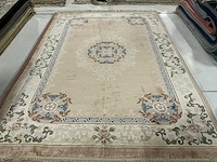 Handgeknoopt chinees tapijt in art silk (7x) - afbeelding 1 van  8
