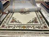 Handgeknoopt chinees tapijt in art silk (7x) - afbeelding 3 van  8