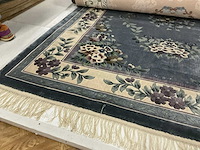 Handgeknoopt chinees tapijt in art silk (7x) - afbeelding 7 van  8