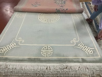 Handgeknoopt chinees tapijt in wol (14x) - afbeelding 9 van  16