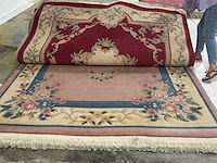 Handgeknoopt chinees tapijt in wol (5x) - afbeelding 2 van  7